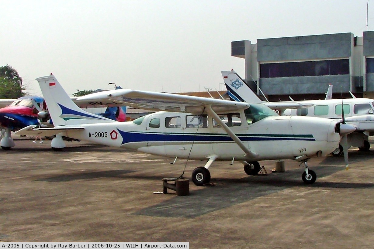 A-2005, Cessna T207 Skywagon C/N Not found A-2005, Cessna T207 Turbo Stationair [Unknown] (Indonesian Air Force) Jakarta-Halim Perdanakusuma Int~PK 25/10/2006
