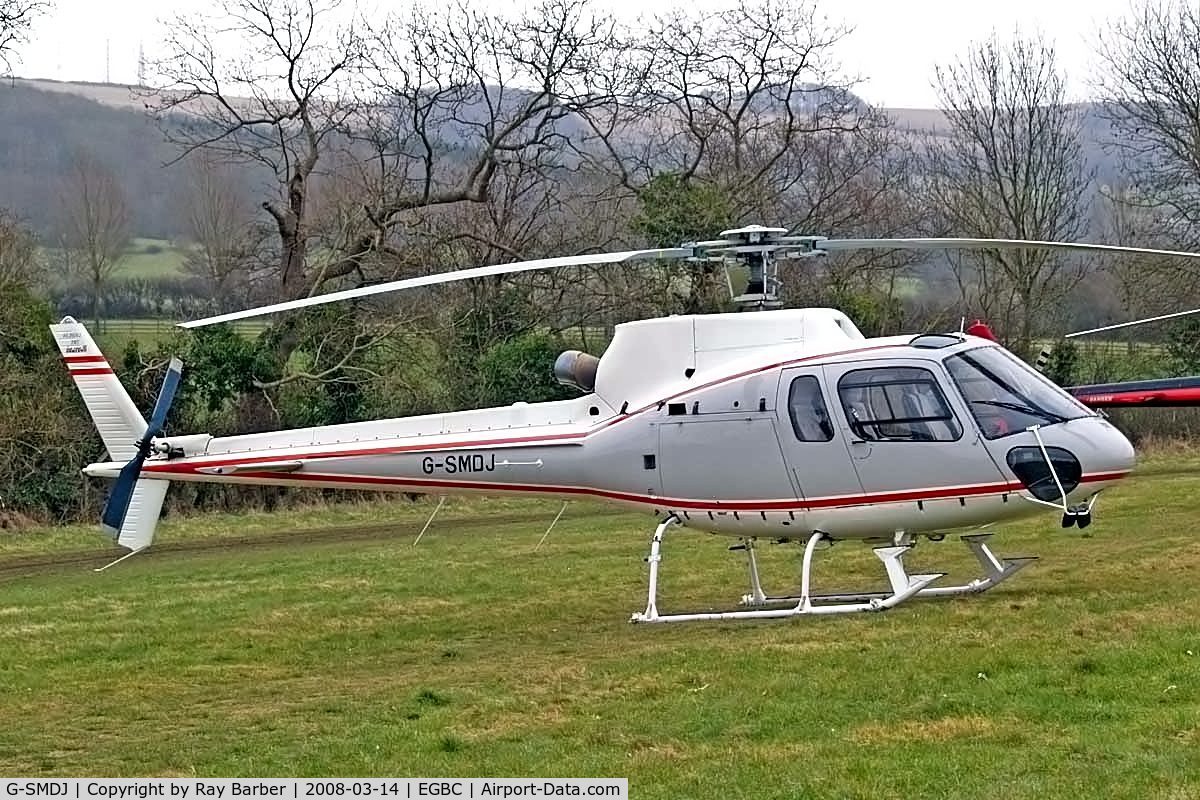 G-SMDJ, 1999 Eurocopter AS-350B-2 Ecureuil Ecureuil C/N 3187, Eurocopter AS.350B2 Ecureuil [3187] Cheltenham Racecourse~G 14/03/2008
