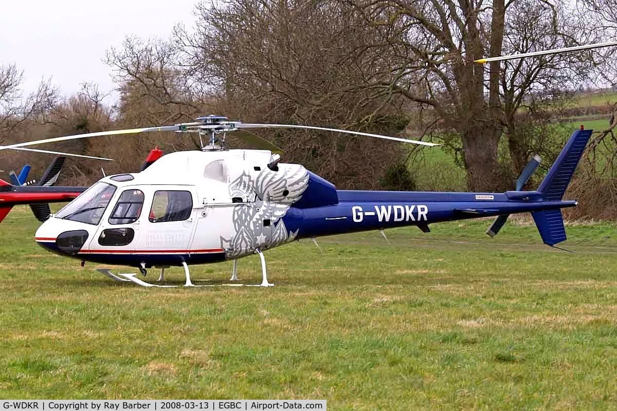 G-WDKR, 1981 Aerospatiale AS-355F-1 Ecureuil 2 C/N 5115, Aerospatiale AS.355F1 Ecureuil II [5115] (Cheshire Helicopters Ltd) Cheltenham Racecourse~G 13/03/2008