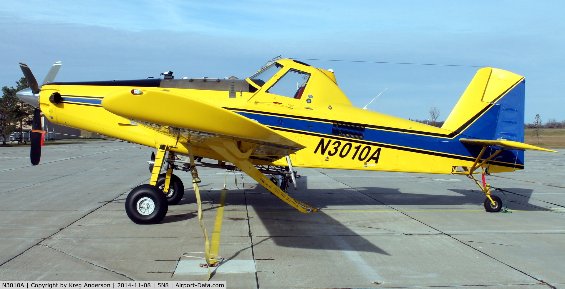 N3010A, 2013 Air Tractor Inc AT-502B C/N 502B-2888, Air Tractor AT-502B on the ramp in Casselton, ND.