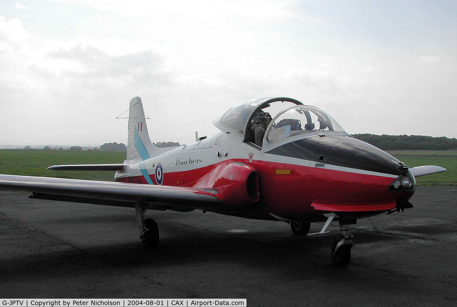 G-JPTV, 1971 BAC 84 Jet Provost T.5A C/N EEP/JP/1005, This Jet Provost T.5A was present at the 2004 Carlisle Fly-in.