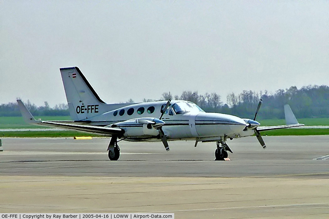 OE-FFE, Cessna 421C Golden Eagle C/N 421C0120, Cessna 421C Golden Eagle [421C-0120] Vienna-Schwechat~OE 16/04/2005