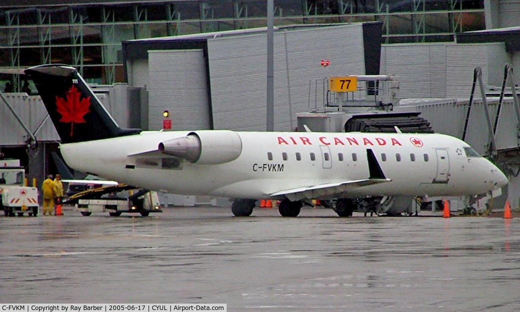 C-FVKM, 1995 Canadair CRJ-100ER (CL-600-2B19) C/N 7074, Canadair Regional Jet 100ER [7074] (Air Canada) Montreal-Dorval~C 17/06/2005