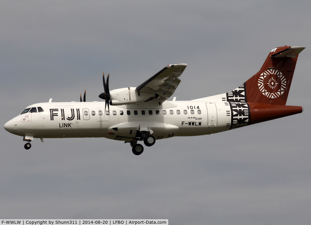 F-WWLW, 2014 ATR 42-600 C/N 1014, C/n 1014 - To be DQ-FJY
