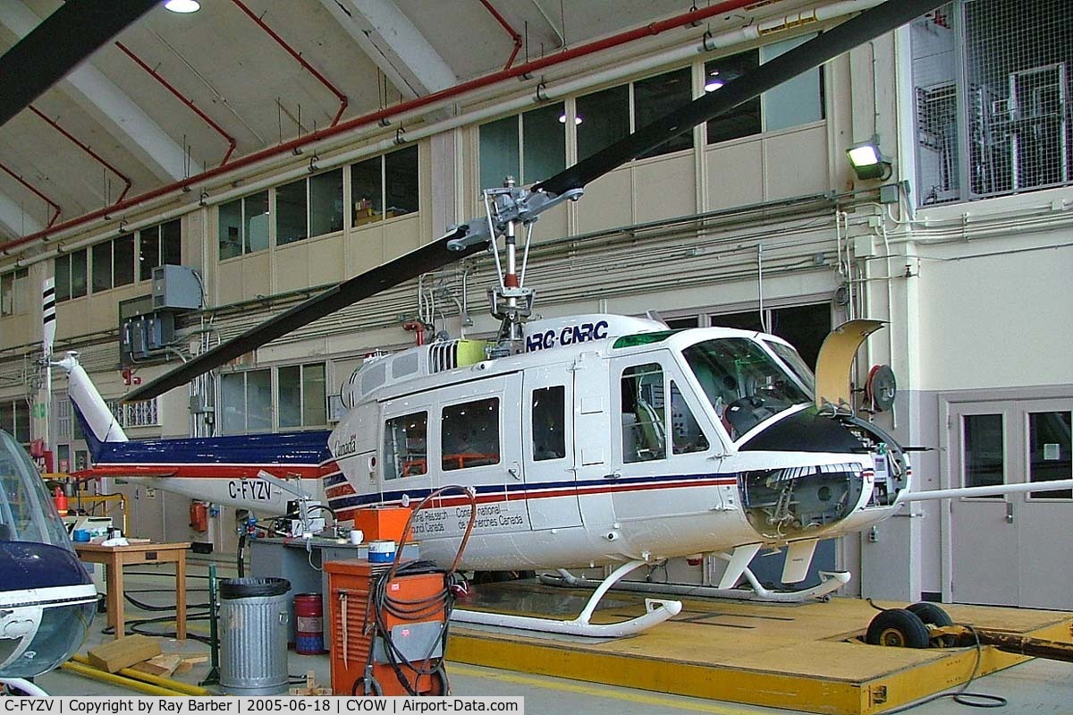 C-FYZV, 1969 Bell 205A-1 C/N 30055, Bell 205A-1 [30055] (National Research Council) Ottawa-Macdonald Cartier International~C 18/06/2005