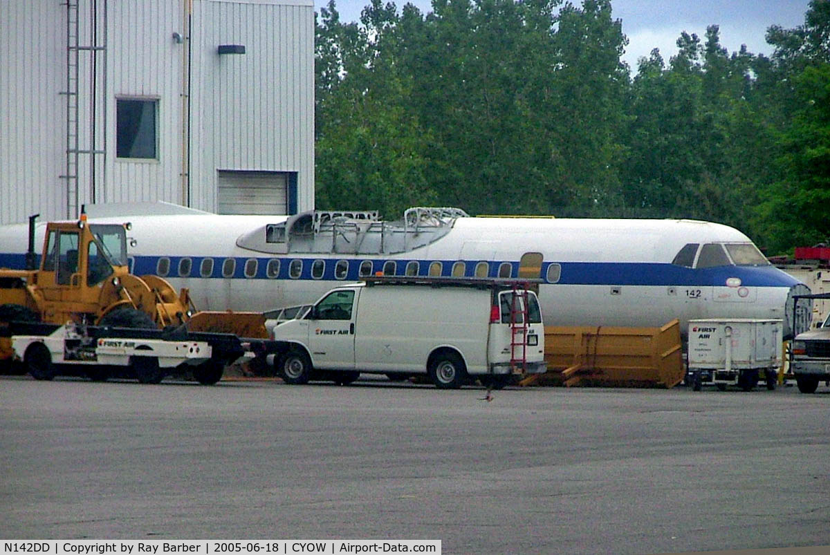 N142DD, 1987 ATR 42-300 C/N 040, Aerospatiale ATR-42-312 [040] (Ex American Eagle) Ottawa-Macdonald Cartier International~C 18/06/2005. Stored for spares use now cancelled.