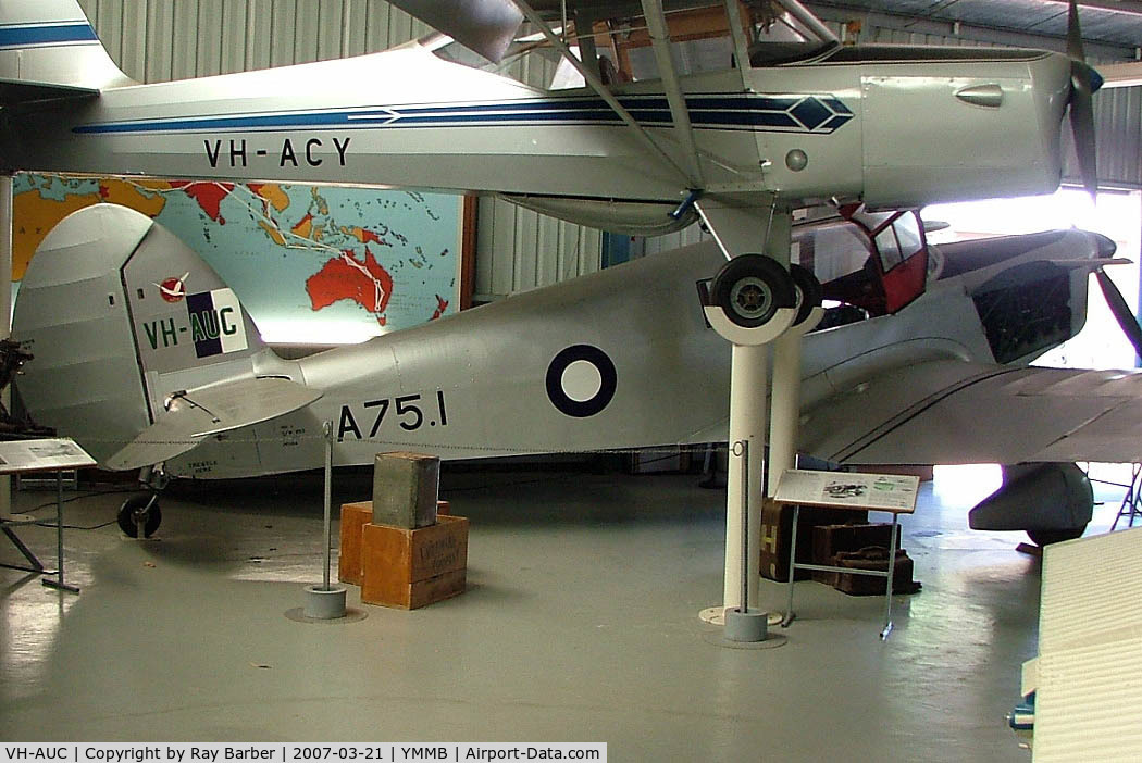 VH-AUC, 1946 Percival P-28 Proctor 1 C/N P-6194, Percival  P.28 Proctor 1B [K.253] Moorabin~VH 21/03/2007