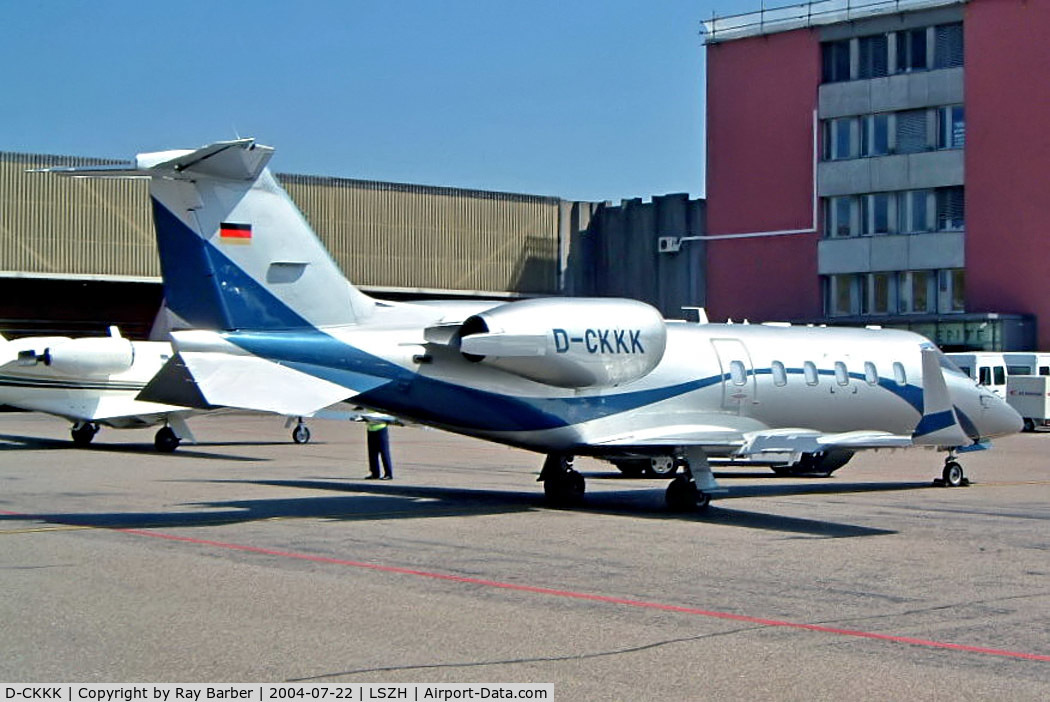 D-CKKK, 1998 Learjet 60 C/N 60-144, Learjet 60 [60-144] Zurich~HB 22/07/2004