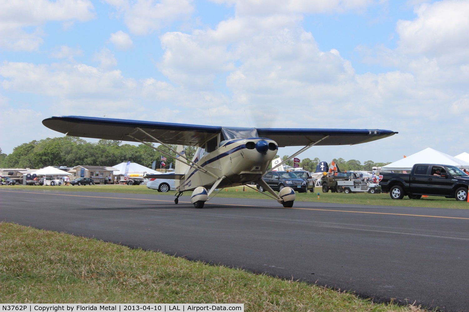 N3762P, 1955 Piper PA-22-150 C/N 22-3485, PA-22-150 at Sun N Fun 2013