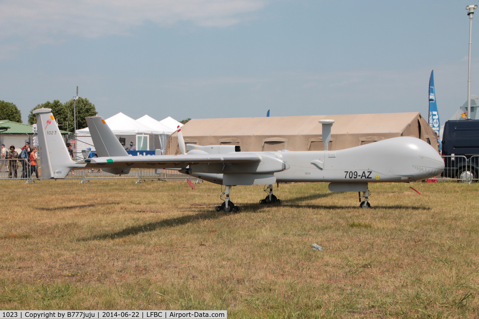 1023, EADS Harfang UAV C/N 1023, at Cazaux