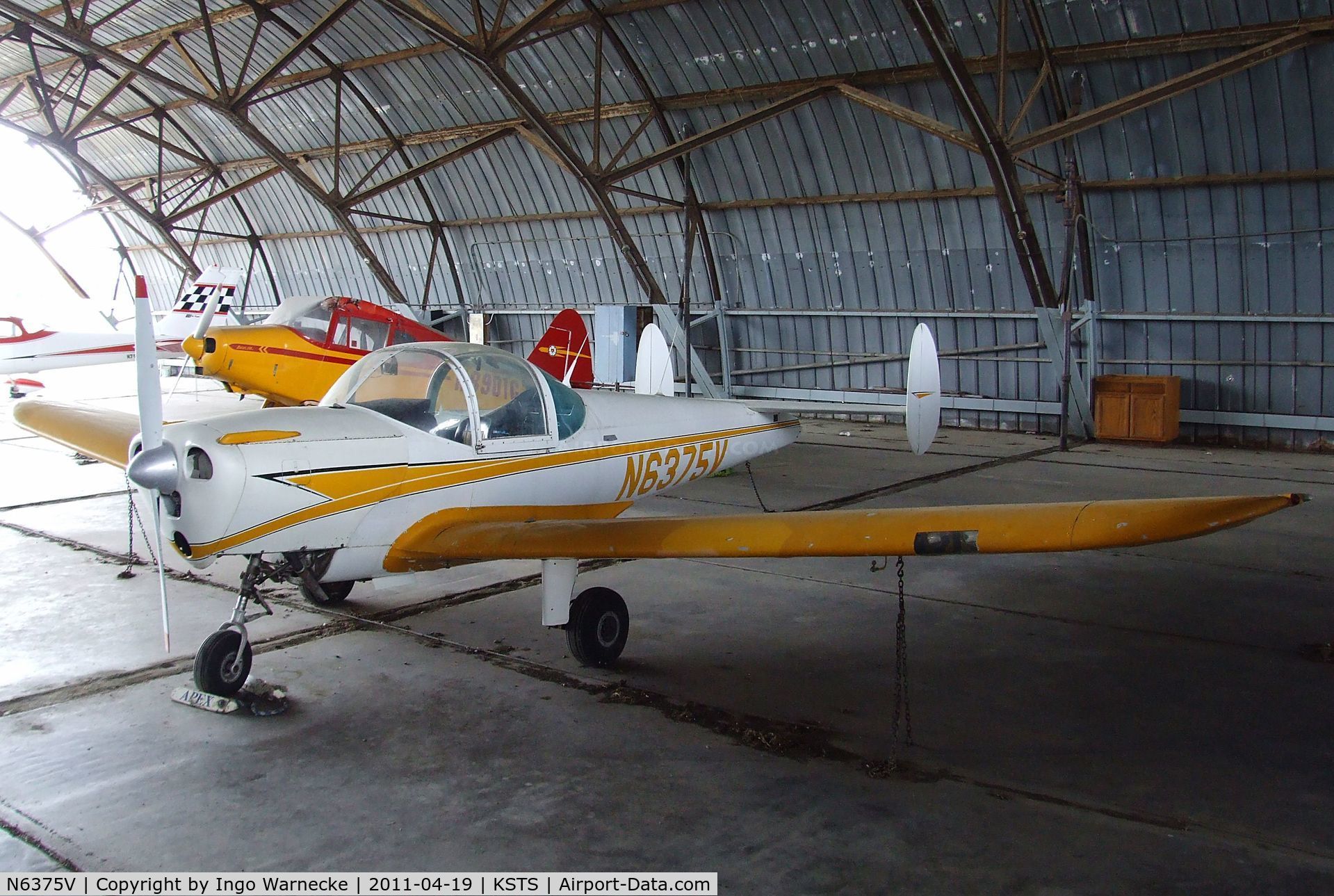 N6375V, 1965 Alon A2 Aircoupe C/N A-51, Alon A2 Aircoupe at Charles M. Schulz Sonoma County Airport, Santa Rosa CA