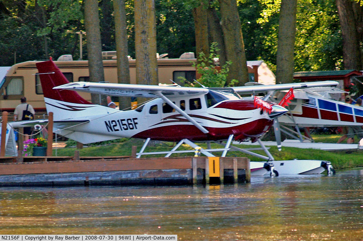 N2156F, 2003 Cessna T206H Turbo Stationair C/N T20608402, Cessna T.206H Turbo Stationair [T206-08402] Vette/blust Seaplane Base Oshkosh~N 30/07/2008