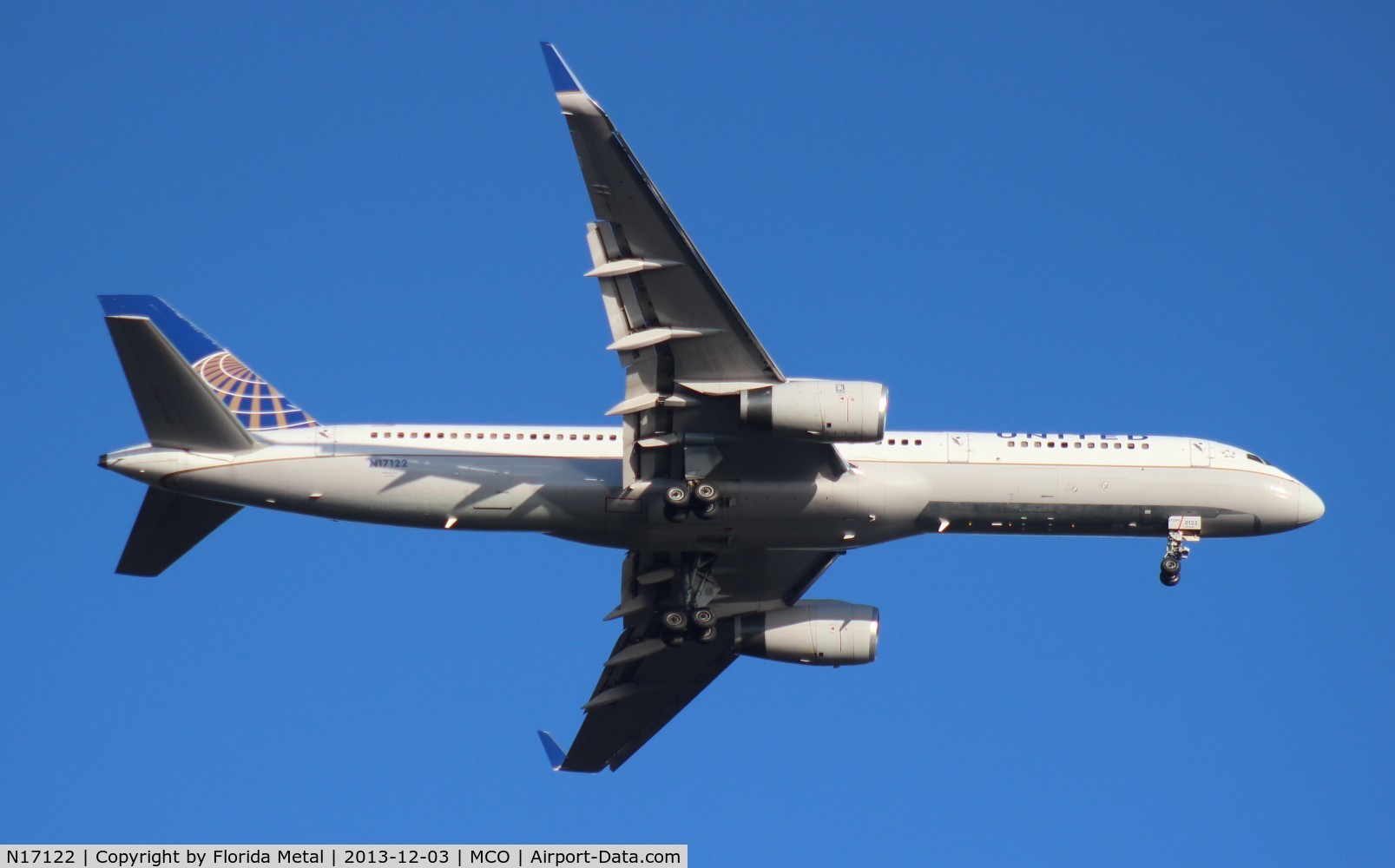 N17122, 1997 Boeing 757-224 C/N 27564, United