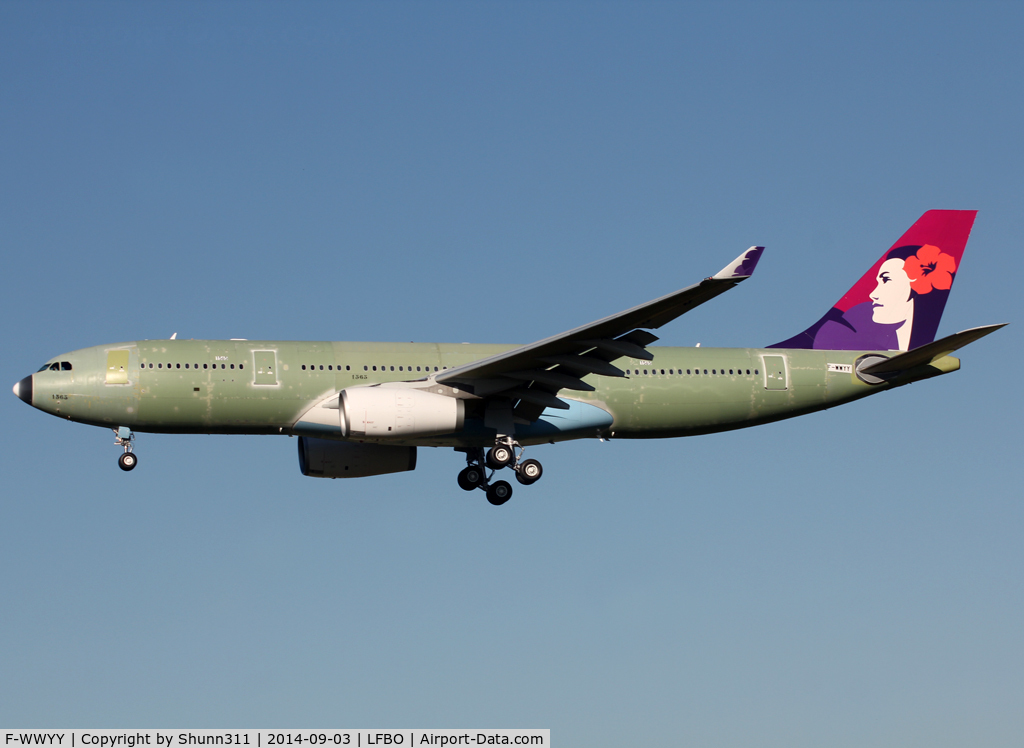 F-WWYY, 2014 Airbus A330-243 C/N 1565, C/n 1565 - For Hawaiian Airlines
