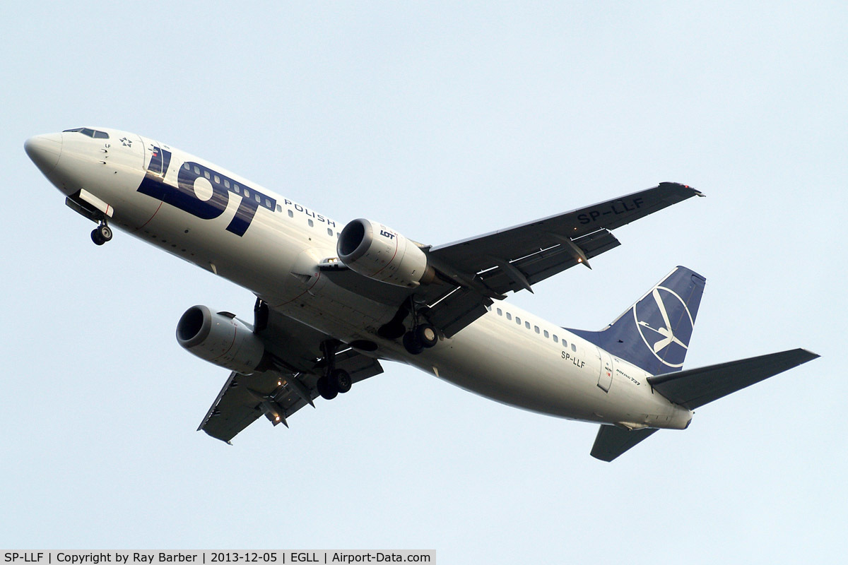 SP-LLF, 1997 Boeing 737-45D C/N 28752/2874, Boeing 737-45D [28752] (LOT  Polish Airlines) Home~G 05/12/2013. On approach 27R.