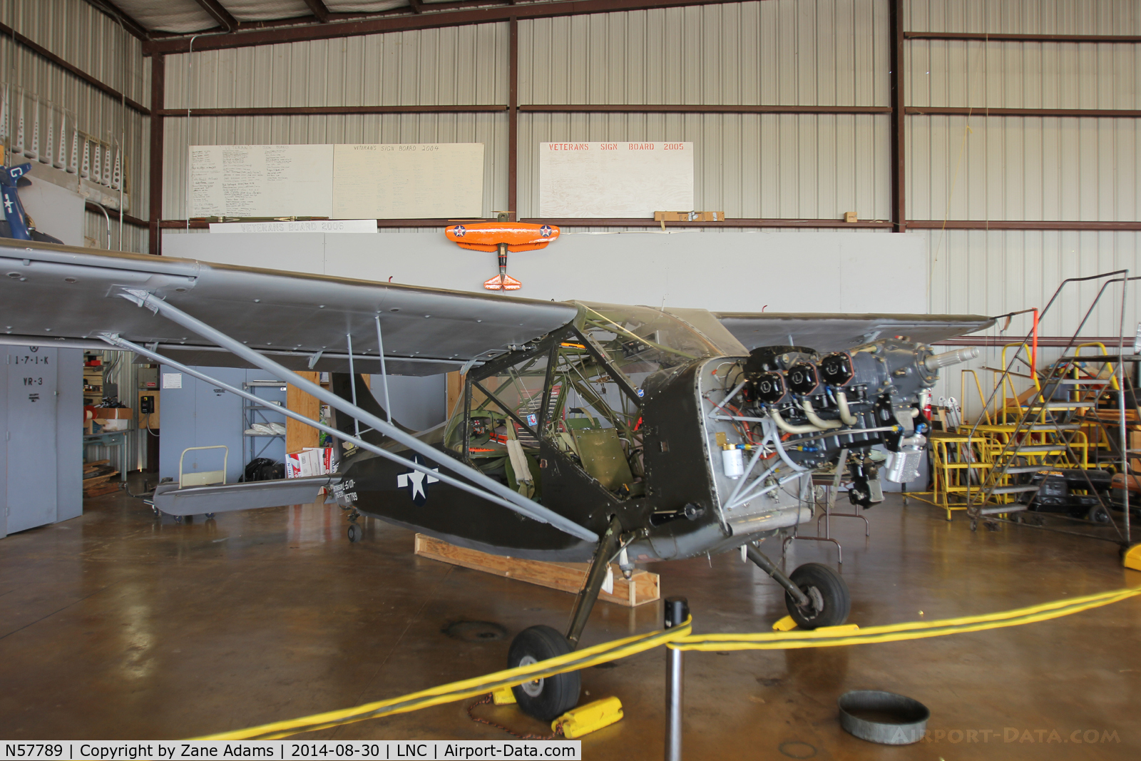 N57789, Stinson L-5 Sentinel C/N 76-272, At the 2014 Warbirds on Parade