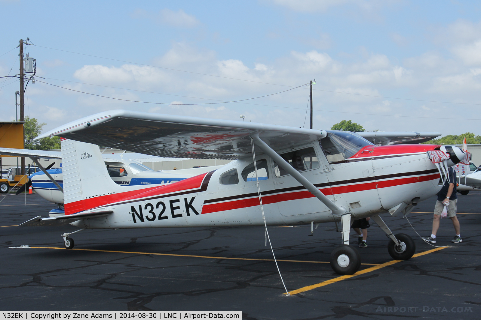 N32EK, 1963 Cessna 180F C/N 18051264, At the 2014 Warbirds on Parade
