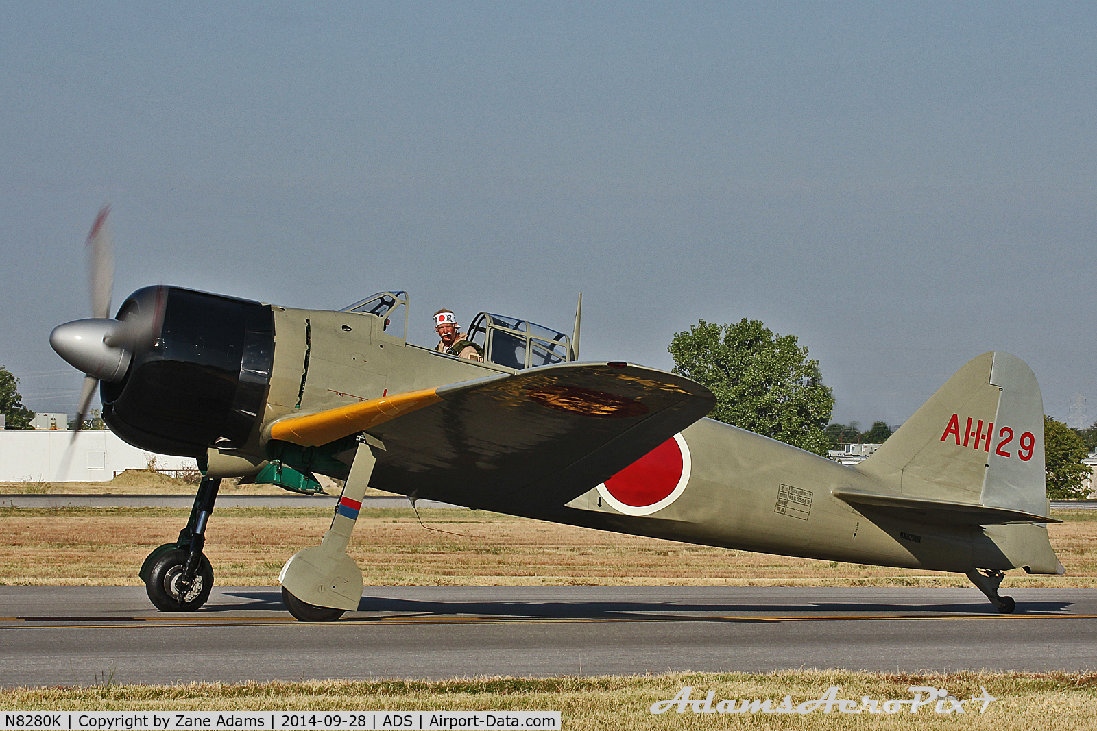 N8280K, 1941 Nakajima A6M2 Model 21 C/N 1498, Cavanaugh Flight Museum, Warbirds over Addison - Fall 2014
