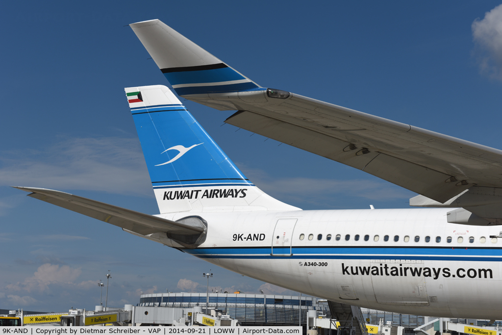 9K-AND, 1995 Airbus A340-313 C/N 104, Kuwait Airways Airbus 340-300
