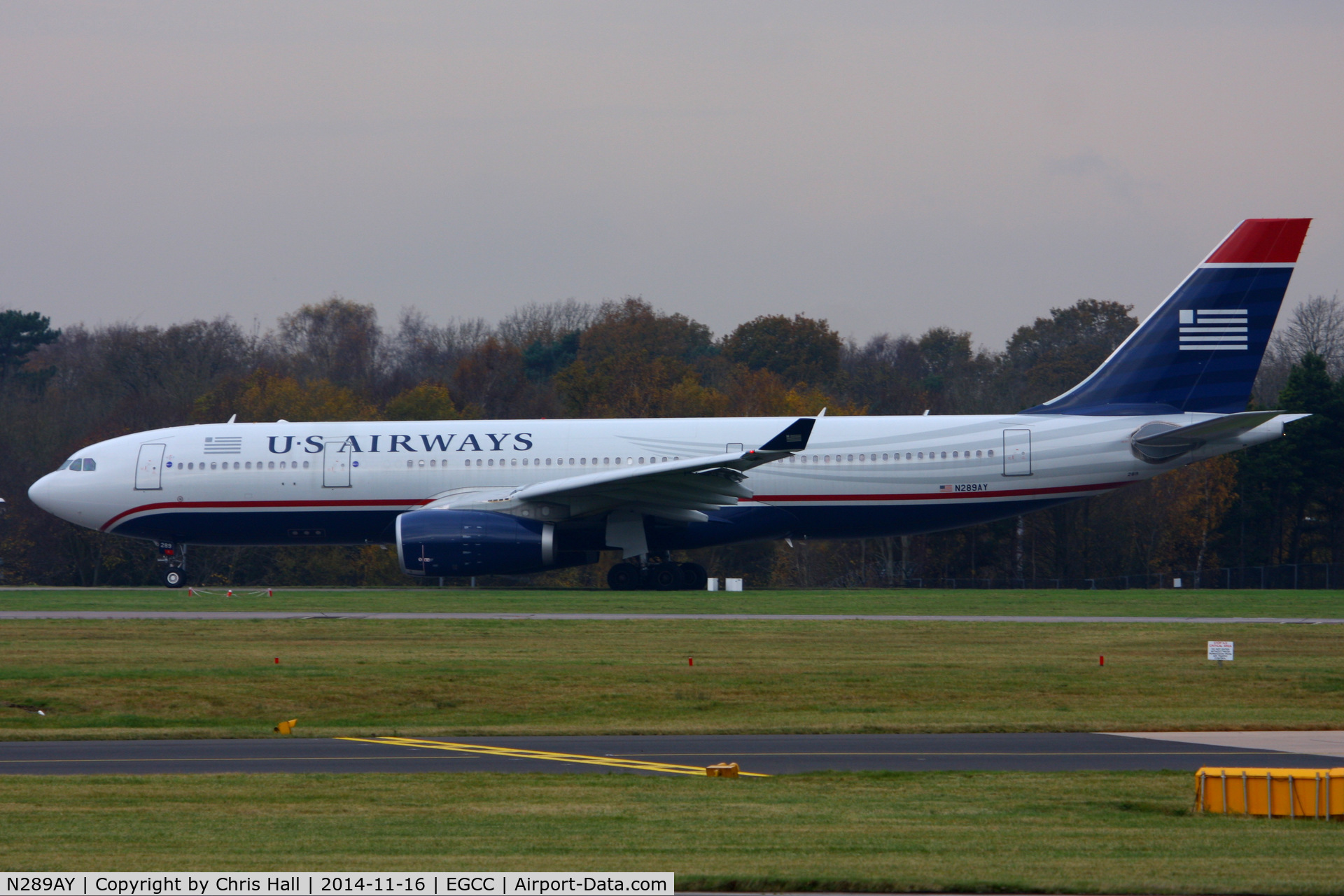 N289AY, 2013 Airbus A330-243 C/N 1455, US Airways