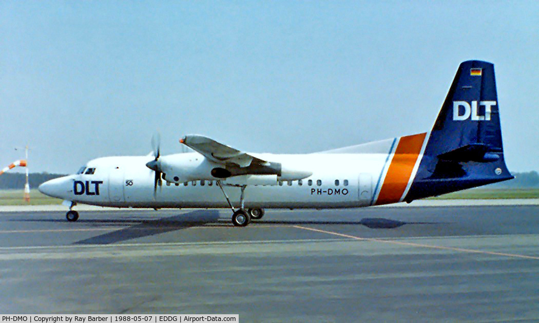 PH-DMO, 1987 Fokker 50 C/N 20103, Fokker F-50 [20103] (DLT) Munster-Osnabruck~D 07/05/1988