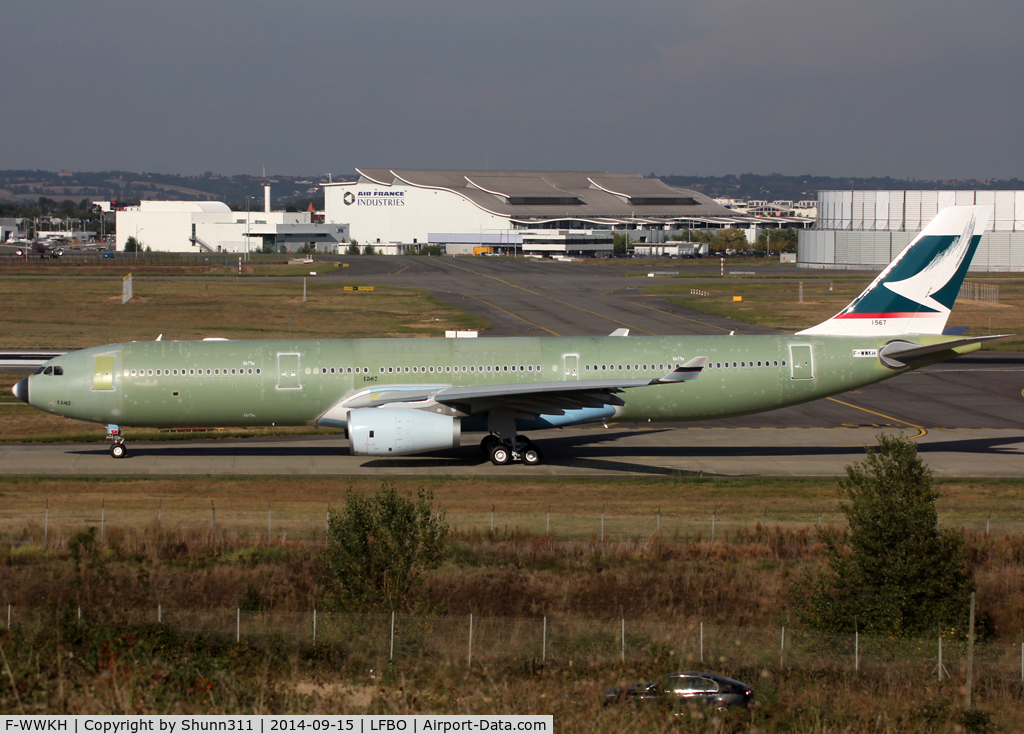 F-WWKH, 2014 Airbus A330-343 C/N 1567, C/n 1567 - For Cathay Pacific