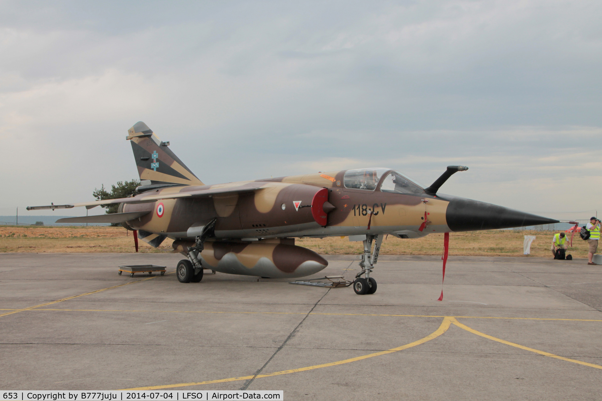 653, Dassault Mirage F.1CR C/N 653, Last public display Mirage F1-CR