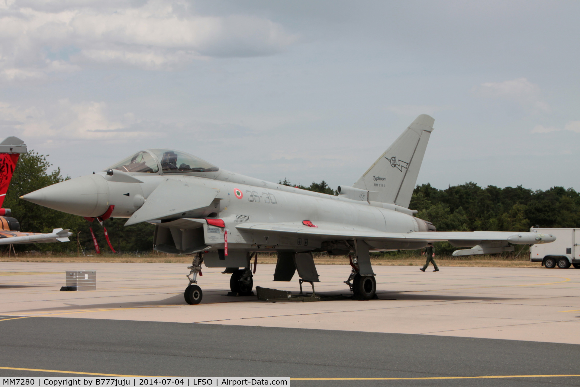 MM7280, Eurofighter EF-2000 Typhoon S C/N IS012, at Nancy-Ochey