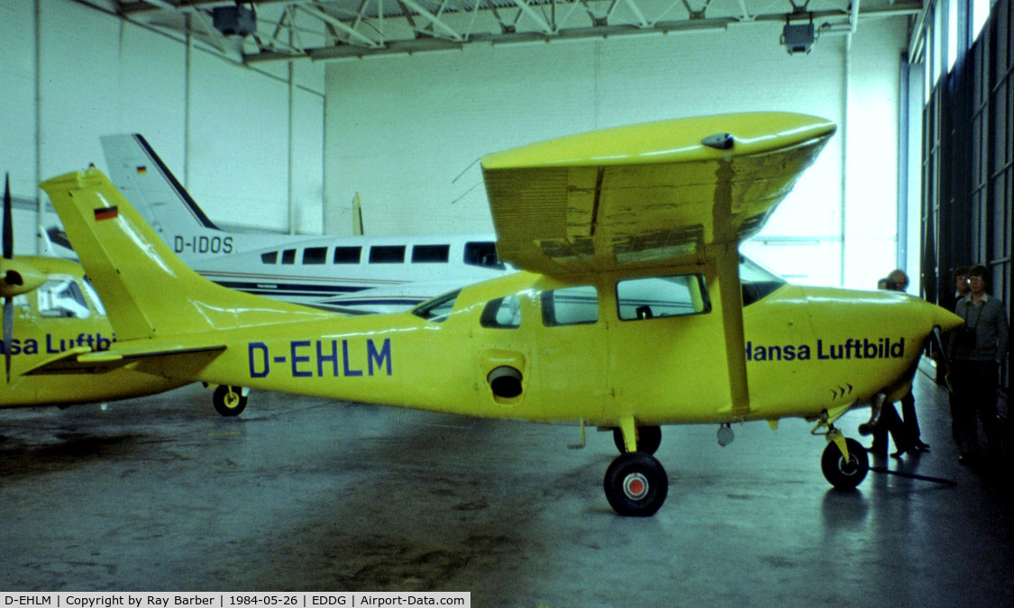 D-EHLM, Cessna TU206B Turbo Super Skywagon C/N U206-0754, Cessna TU.206B Turbo Super Skywagon [U206-0754] (Hansa Luftbild) Munster-Osnabruck~D 26/05/1984