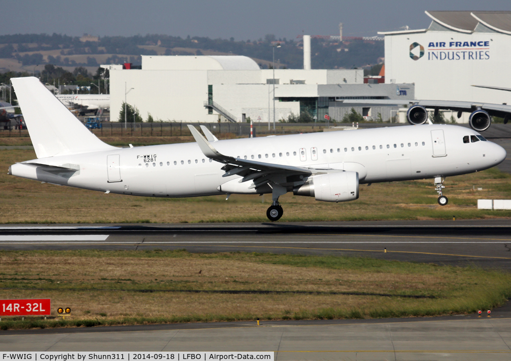 F-WWIG, 2014 Airbus A320-216 C/N 6281, C/n 6281 - For Chengdu Airlines