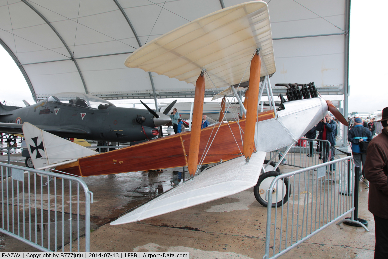 F-AZAV, LFG Roland C.II C/N 005, de Havilland DH.82 Thiger Moth convertie in Albatroc C.II