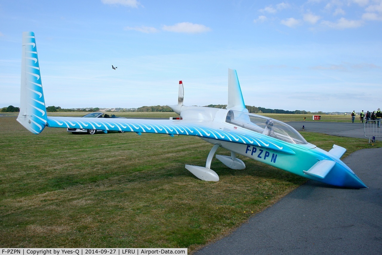 F-PZPN, Rutan Long-EZ C/N 2115, Rutan Long-EZ, Static display, Morlaix-Ploujean airport (LFRU-MXN) air show in september 2014