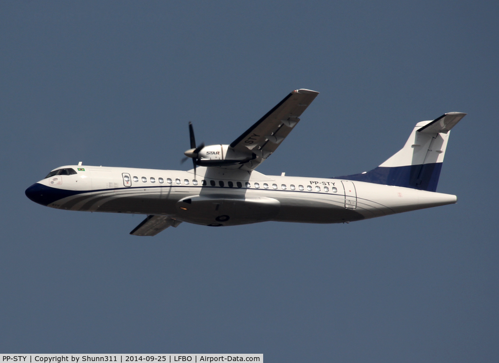 PP-STY, 1993 ATR 72-202 C/N 367, Delivery day...