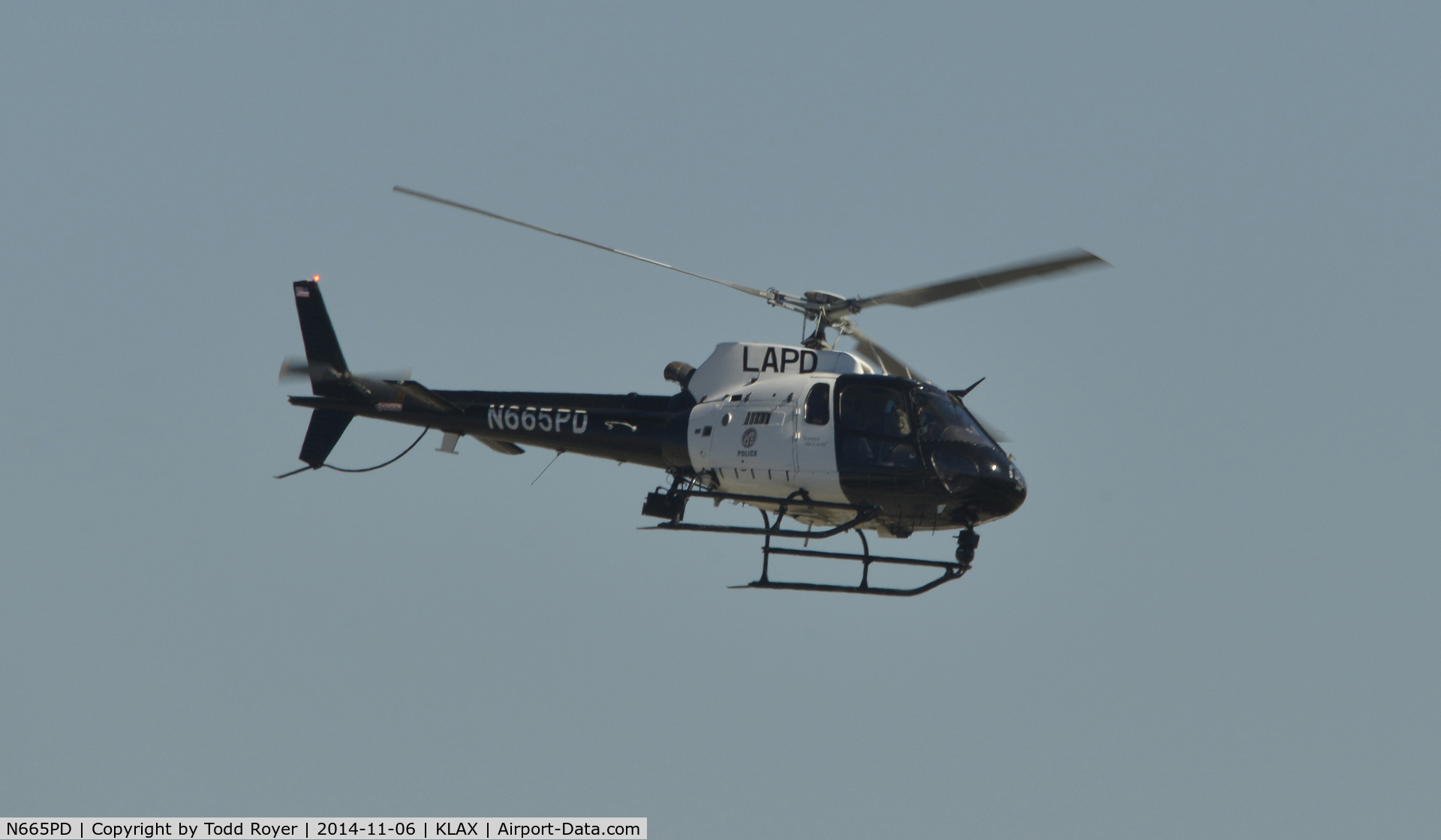 N665PD, 2008 Eurocopter AS-350B-2 Ecureuil Ecureuil C/N 4491, Departing LAX and heading south