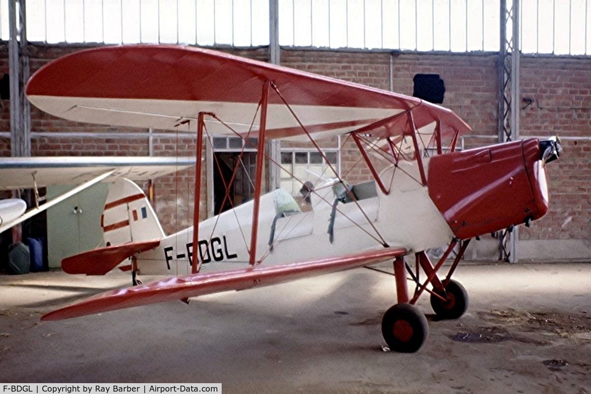 F-BDGL, Stampe-Vertongen SV-4C C/N 493, SNCAN Stampe SV.4C [493] (Place and date unknown). From a slide.