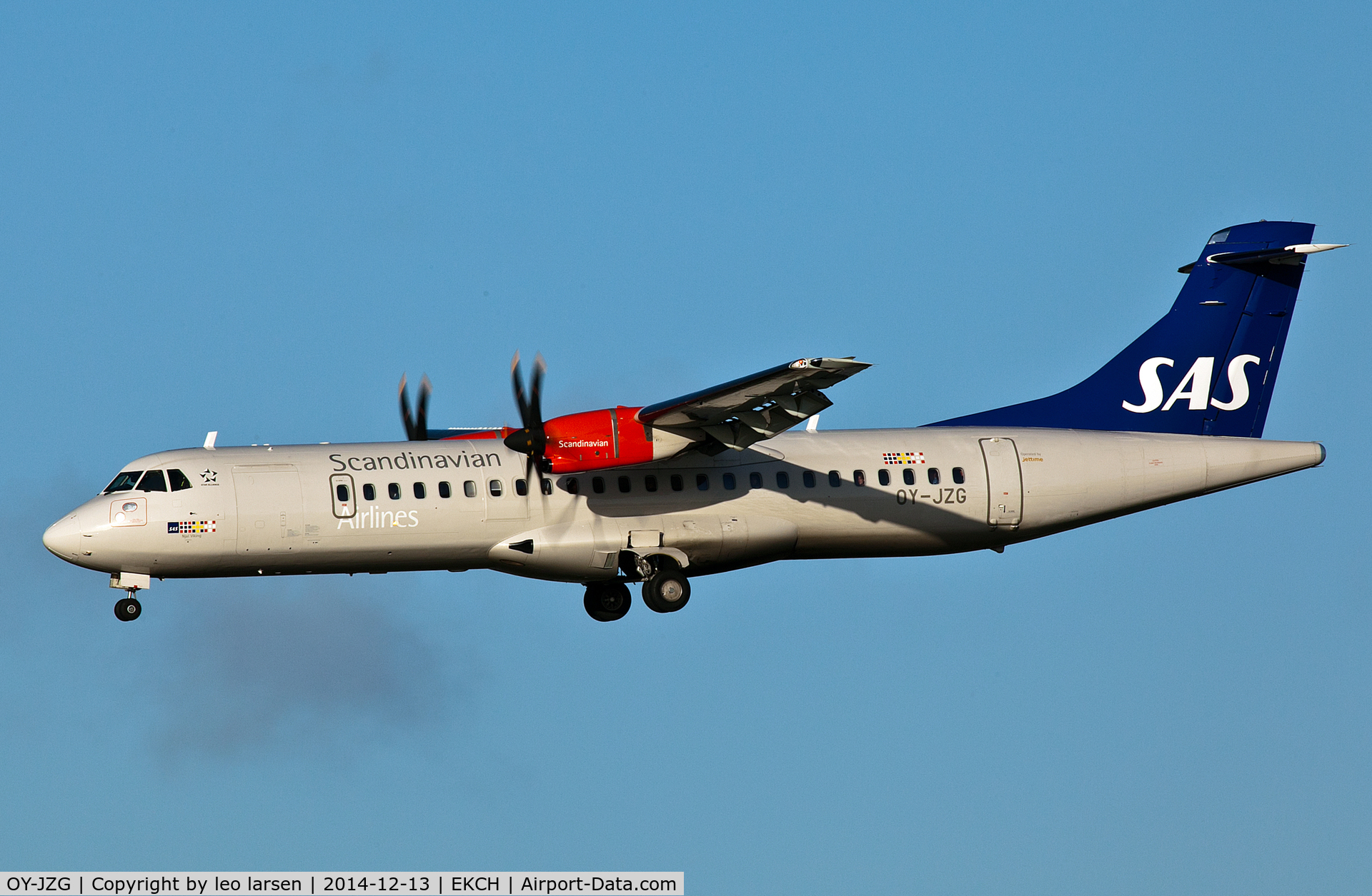 OY-JZG, 2014 ATR 72-600 (72-212A) C/N 1171, Copenhagen 13.12.14