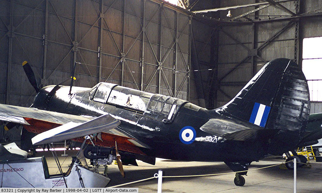 83321, Curtiss SB2C-5 Helldiver C/N Not found 83321, Curtiss SB2C-5 Helldiver [Bu83321] (Greek Air Force) Dekelia-Tatoi~SX 02/04/1998