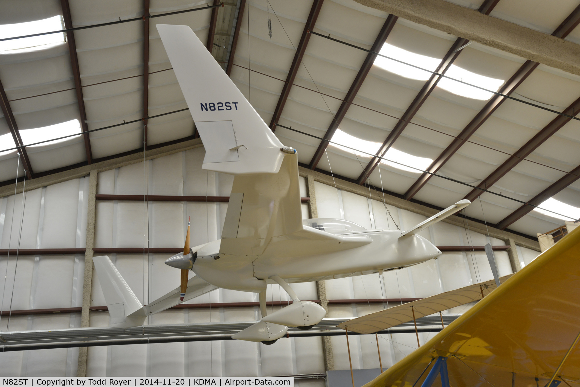 N82ST, Rutan Long-EZ C/N 442, On Display at the Pima Air and Space Museum