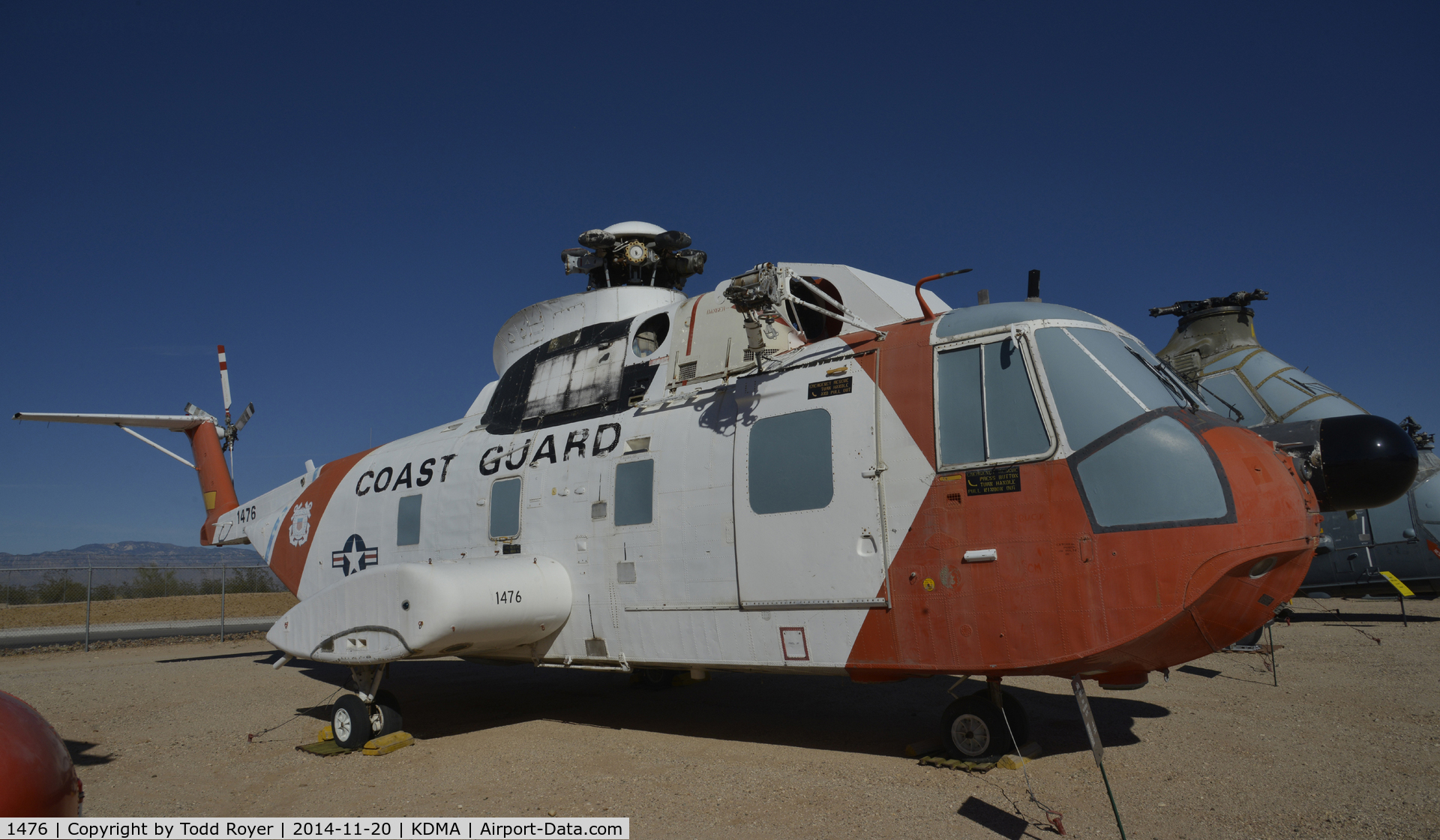 1476, 1971 Sikorsky HH-3F Pelican C/N 61638, On display at the Pima Air and Space Museum