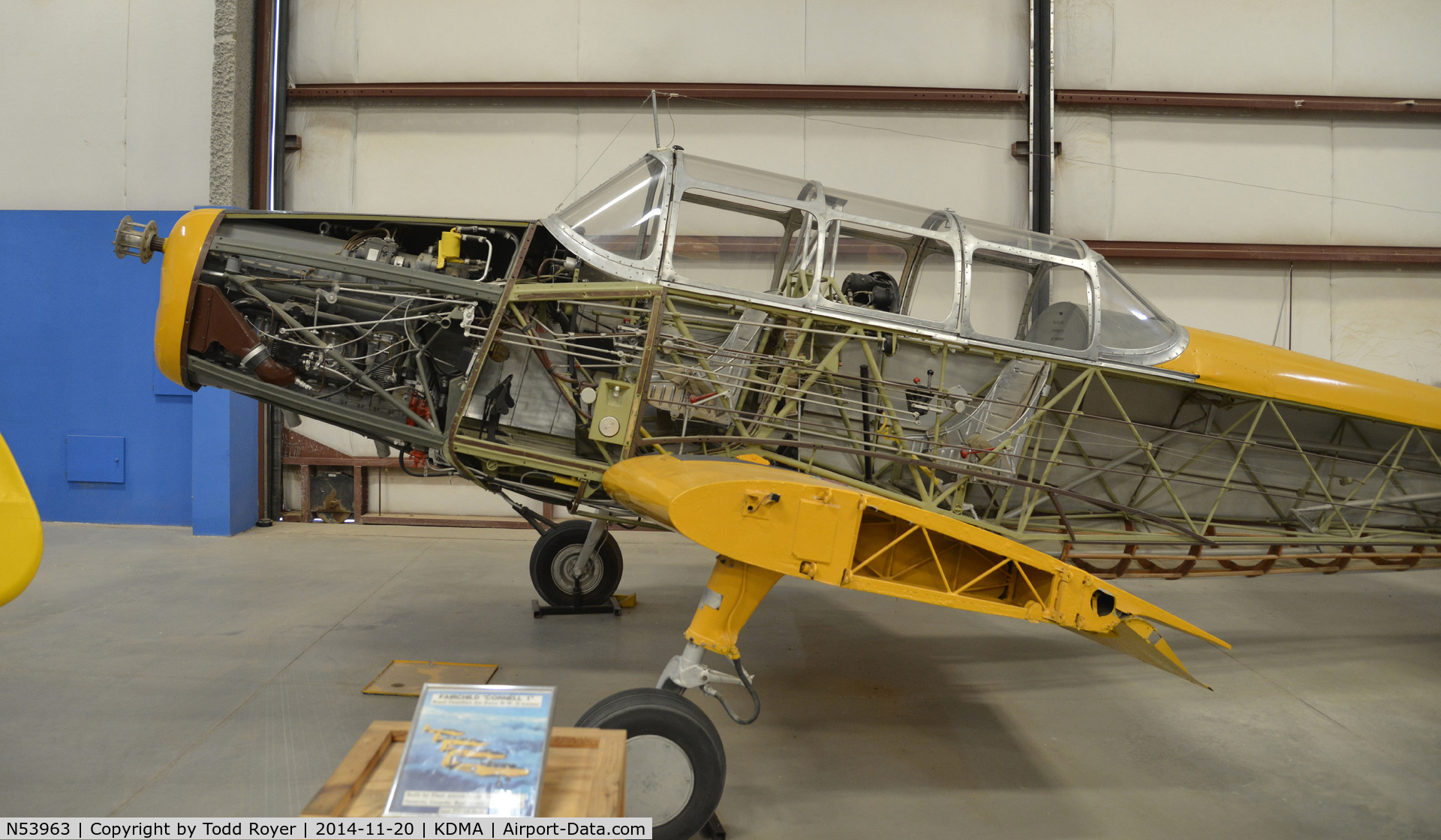 N53963, Fairchild M-62A C/N T41613, On display at the Pima Air and Space Museum