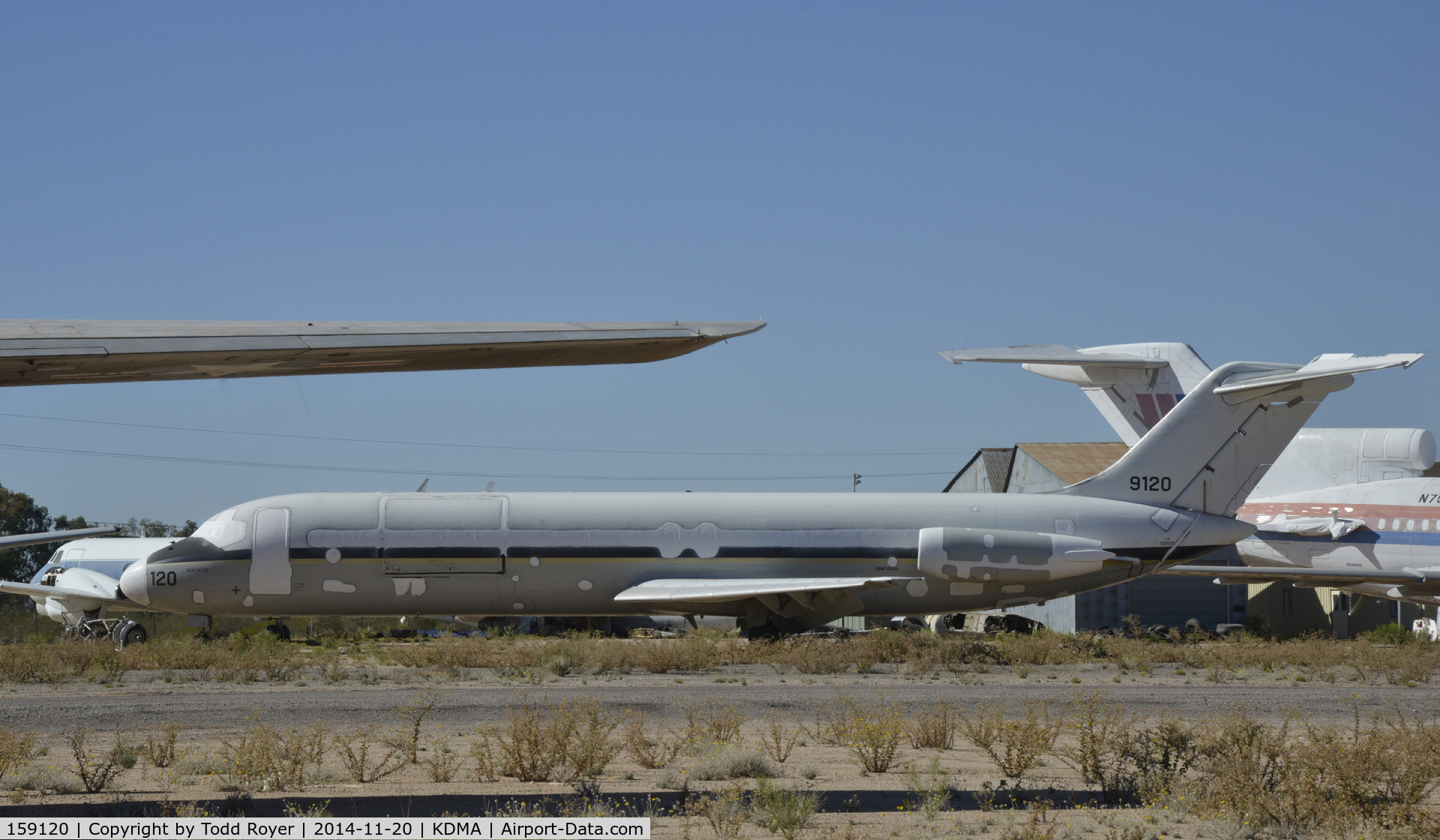 159120, 1973 McDonnell Douglas C-9B Skytrain II C/N 47586, In storage at the Pima Air and Space Museum