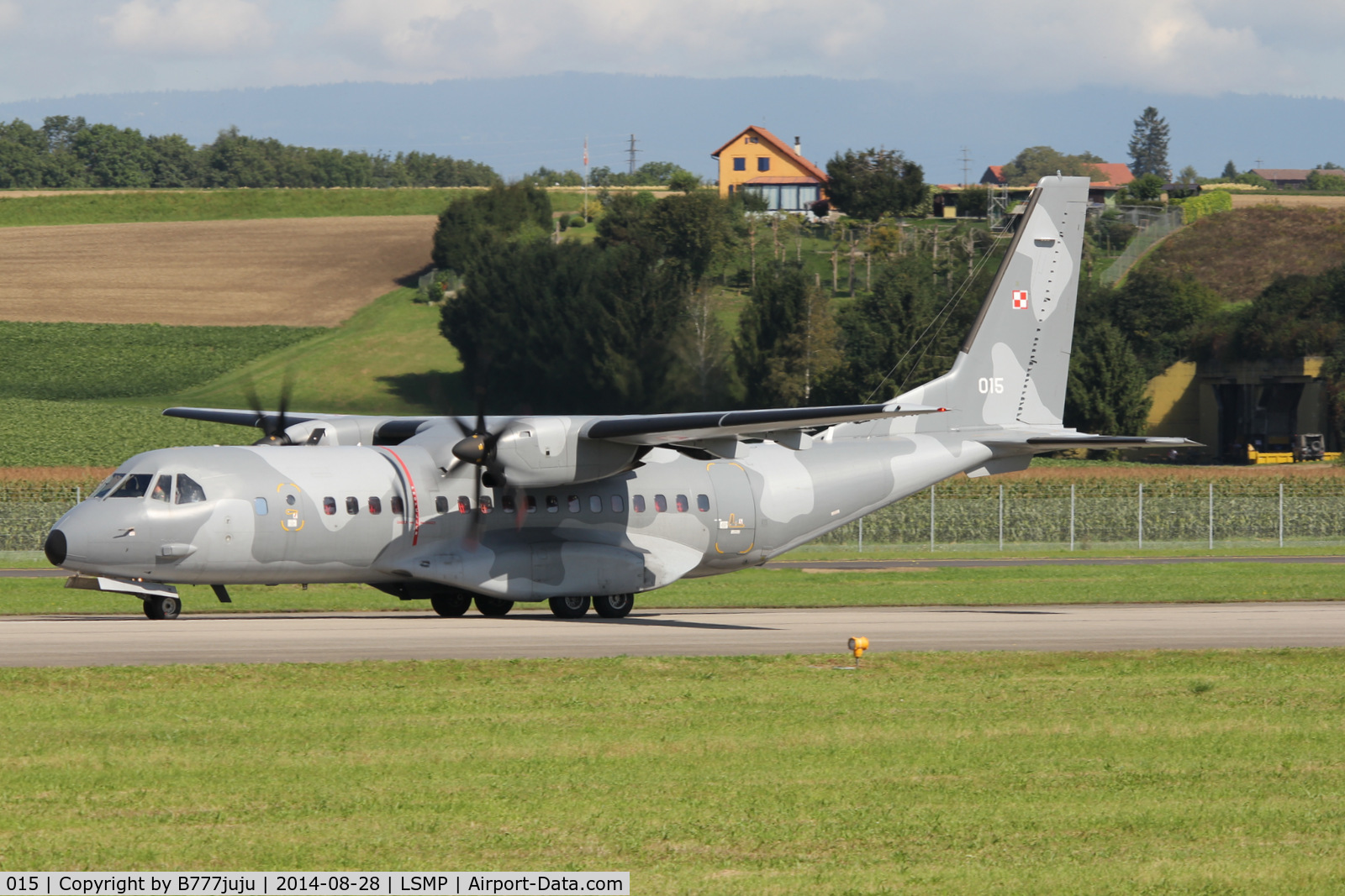 015, 2004 CASA C-295M C/N S-015, with new peint at AIR14