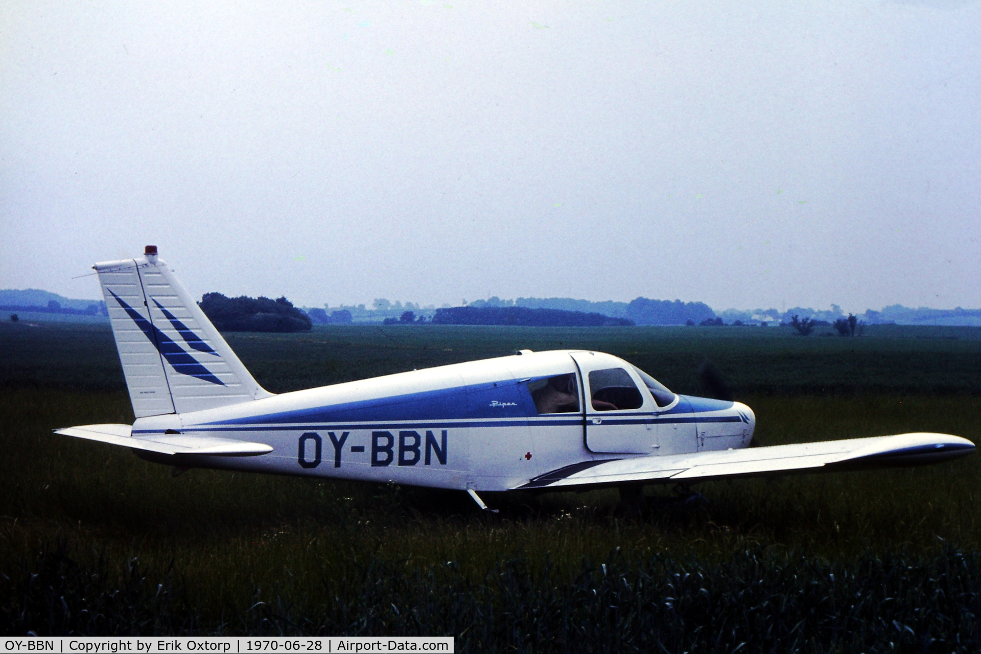 OY-BBN, 1966 Piper PA-28-140 Cherokee Cruiser C/N 28-22502, OY-BBN in Egeskov 28JUN70