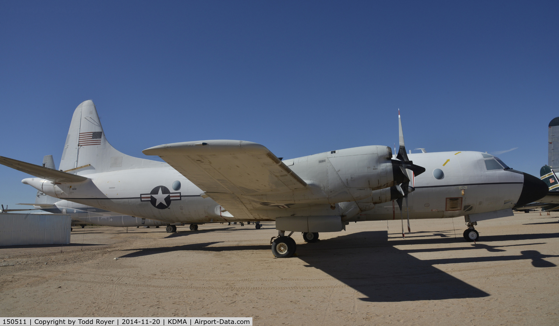 150511, Lockheed VP-3A Orion C/N 185-5037, On display at the Pima Air and Space Museum