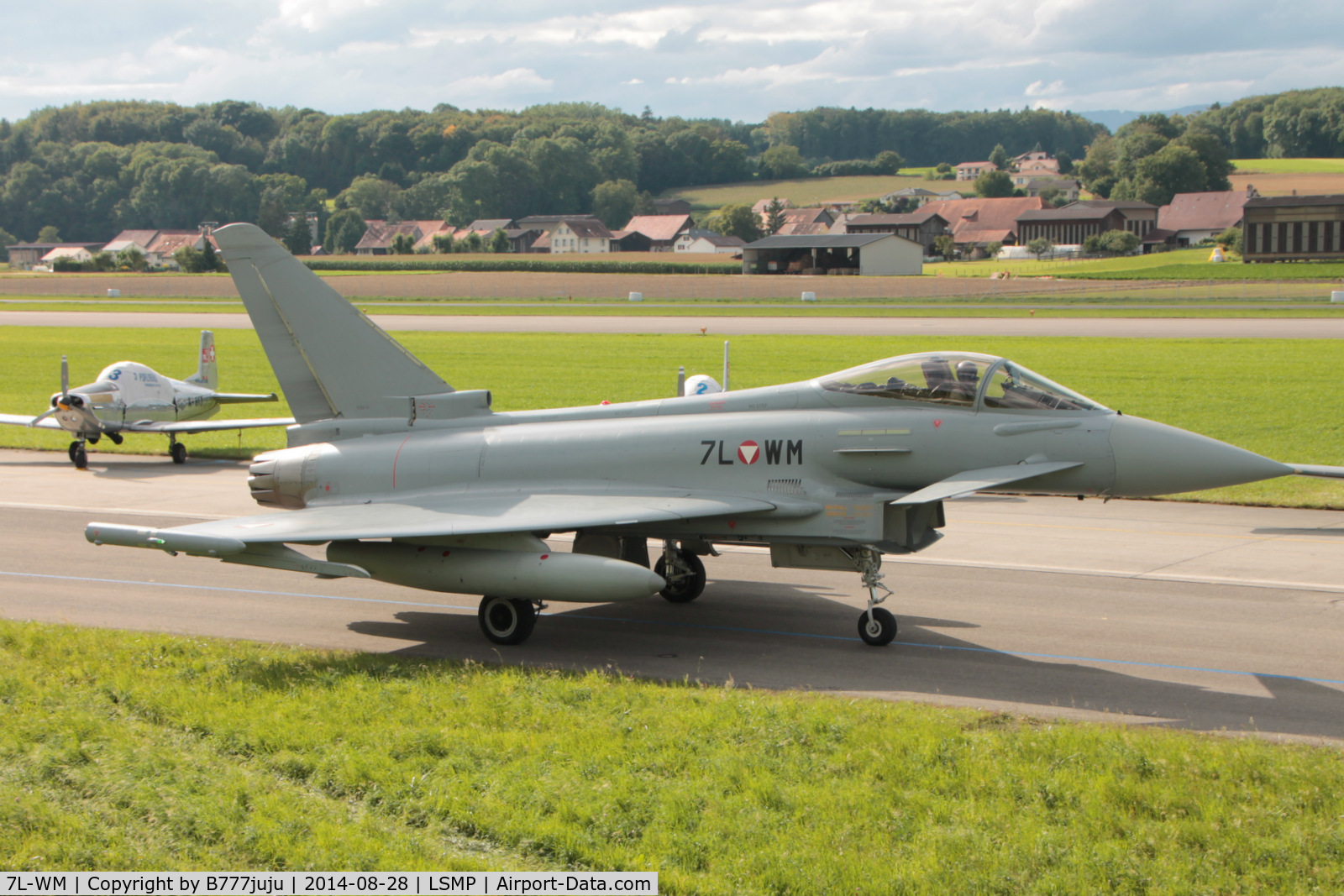 7L-WM, Eurofighter EF-2000 Typhoon S C/N GS010, at AIR14