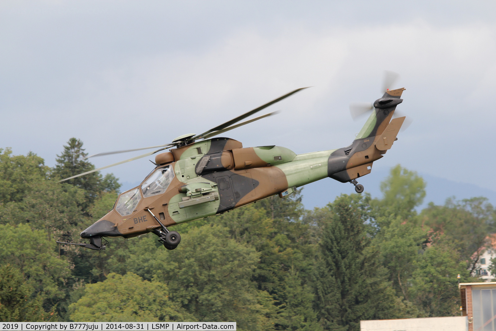 2019, Eurocopter EC-665 Tigre HAP C/N 2019, at AIR14