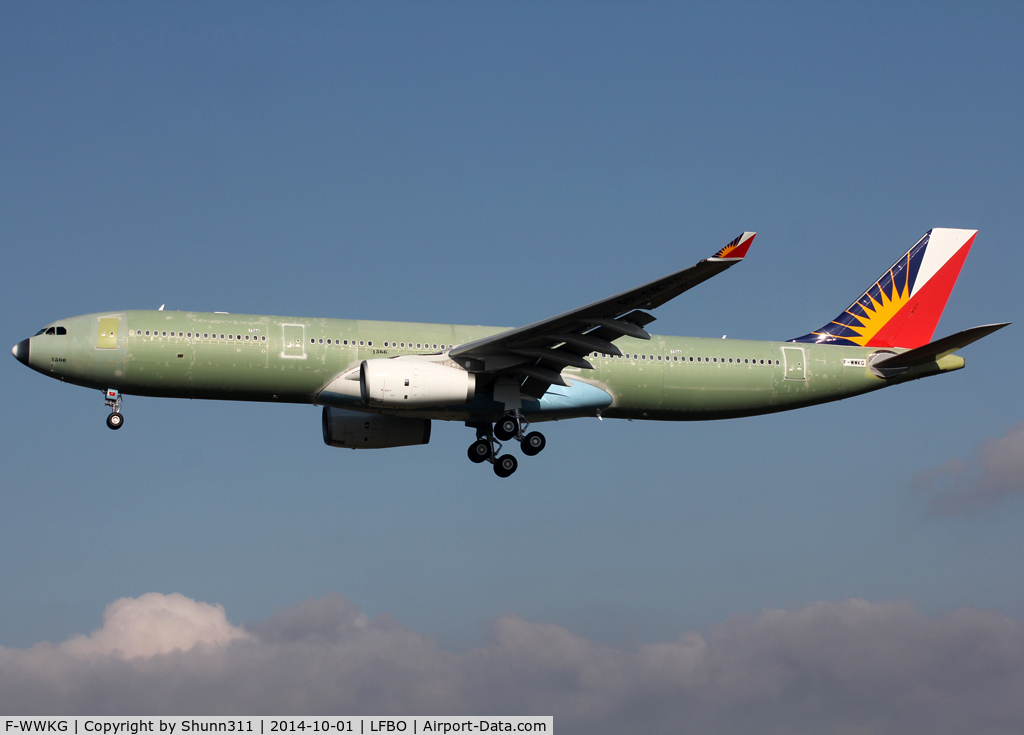 F-WWKG, 2014 Airbus A330-343 C/N 1566, C/n 1566 - For Philippines Airlines