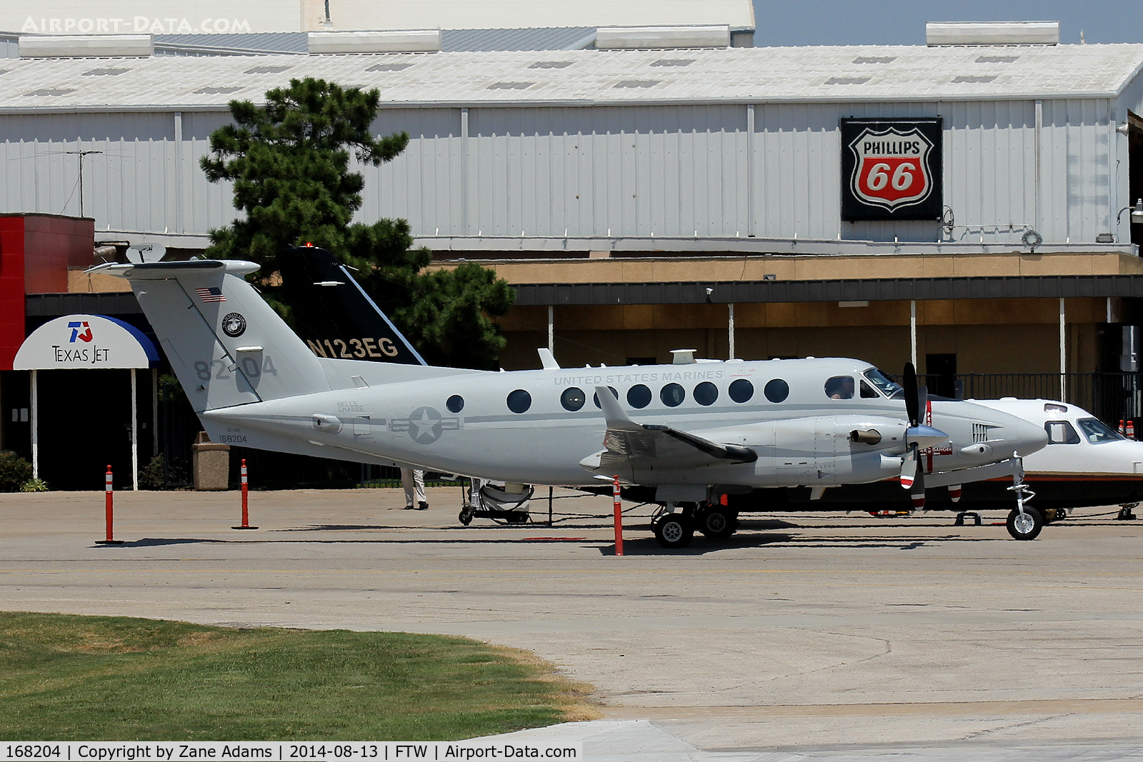 168204, Hawker Beechcraft UC-12W Huron C/N FM-27, At Meacham Field - Fort Worth, TX