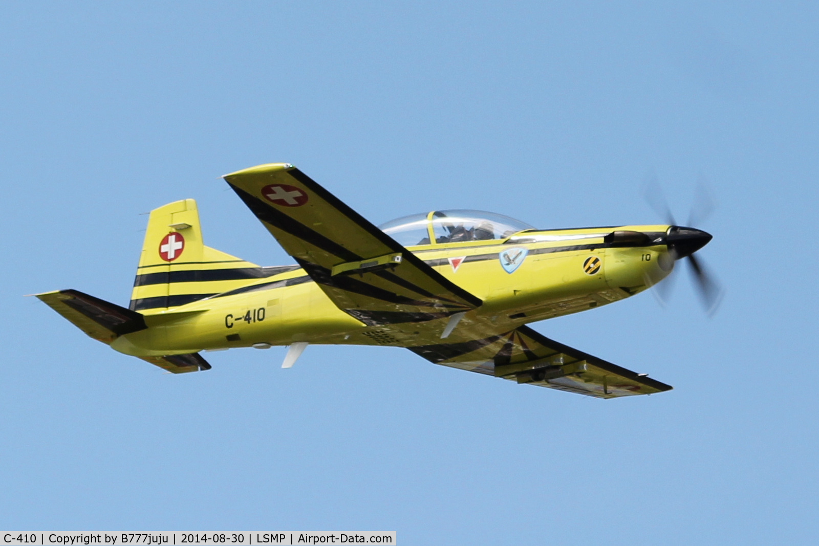 C-410, Pilatus PC-9 C/N 222, at AIR14