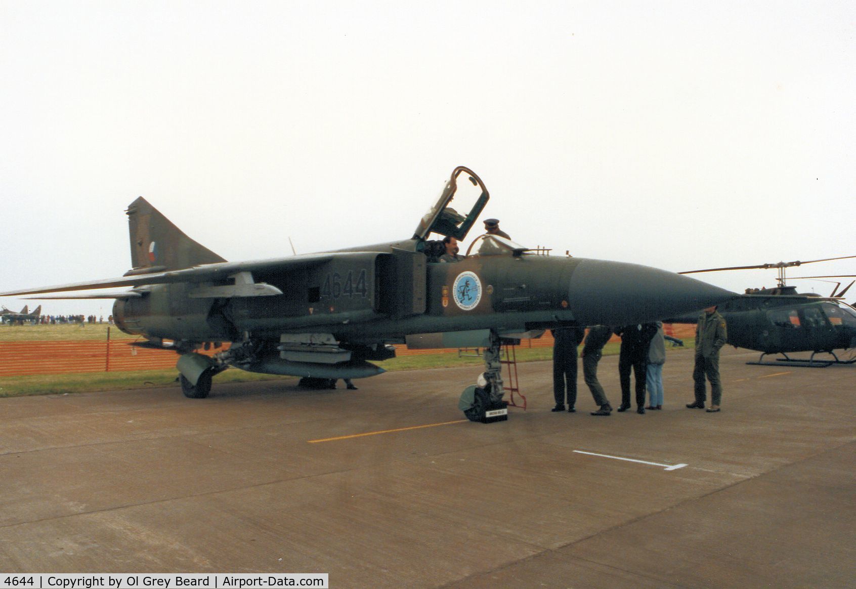 4644, Mikoyan-Gurevich MiG-23ML C/N 0390324644, By Dave Friend @ RAF Brawdy